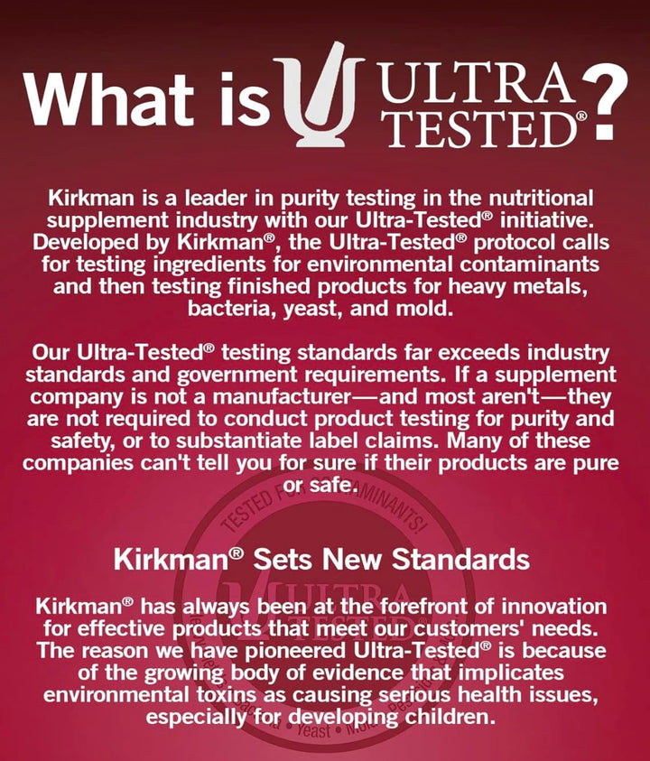 Kirkman Vitamin B-6 50 mg - Hypoallergenic - 100 Vegeta