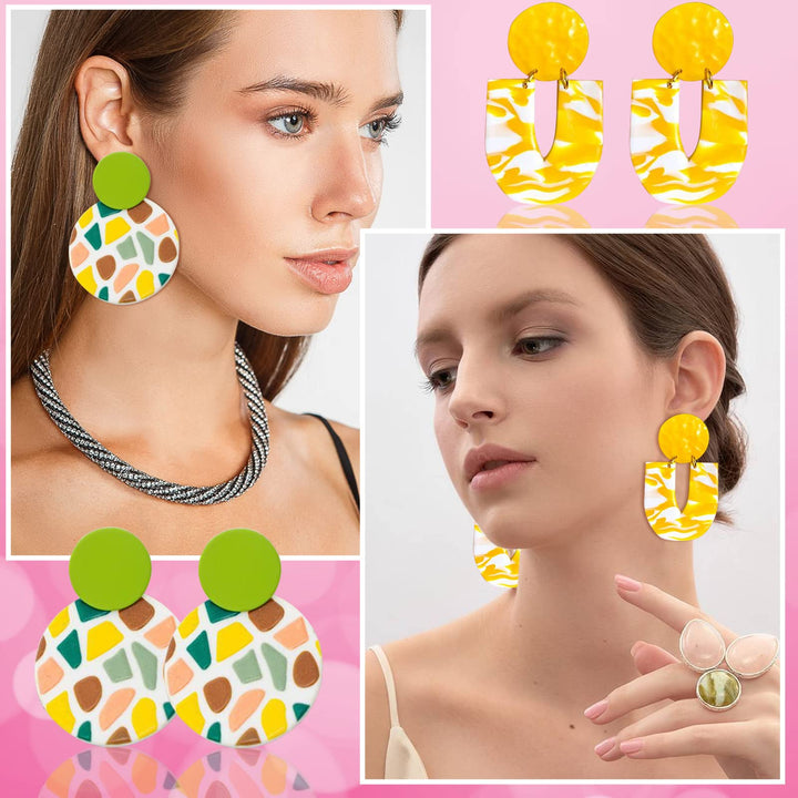 Polymer Clay Cutters, 118Pcs Clay Earring Cutters Kit, 18 Shapes Plastic Clay Cutters for Polymer Clay Jewelry Making with Earring Cards, Earring Hooks, Jump Rings