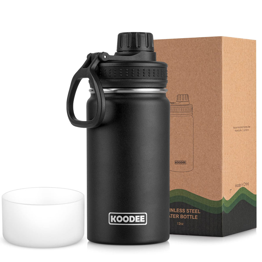 koodee Water Bottle for School-12 oz Stainless Steel Va