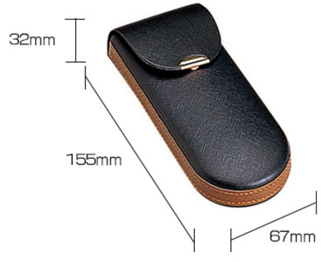 Slim, Light, semi- Hard, Eye Glasses Case (Black)
