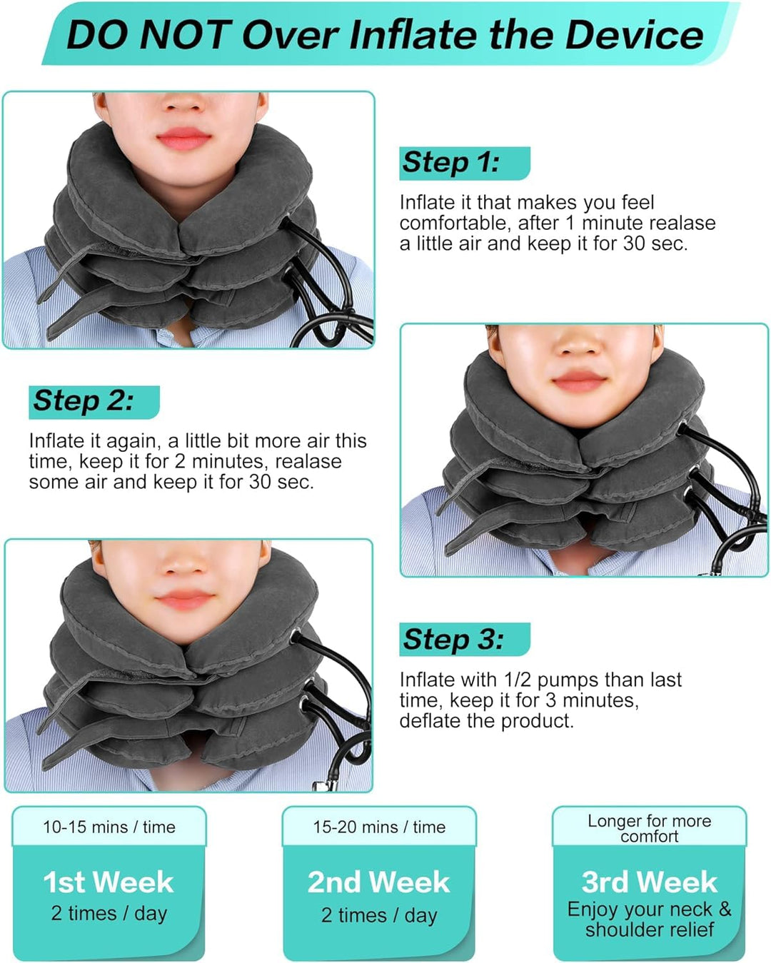 Cervical Neck Traction Device,Portable Neck Stretcher C