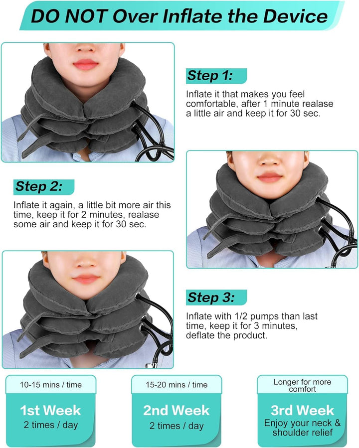 Cervical Neck Traction Device,Portable Neck Stretcher C