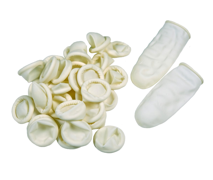 Disposable Latex Finger Cots 200pcs (Large), Anti-Stati