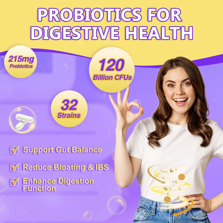 DRFOSTER Probiotics for Women &amp; Men Digestive H