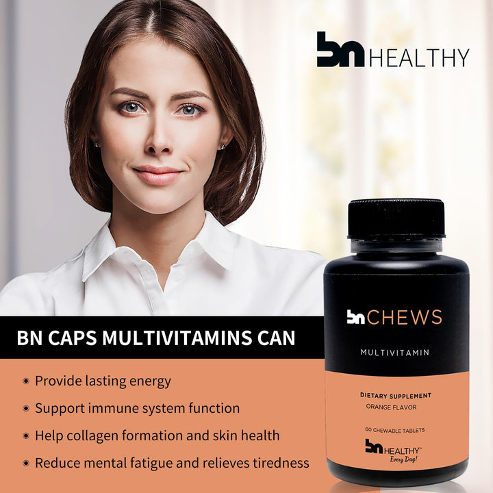 BN Chews Orange - Bariatric Multivitamin Chewable with 