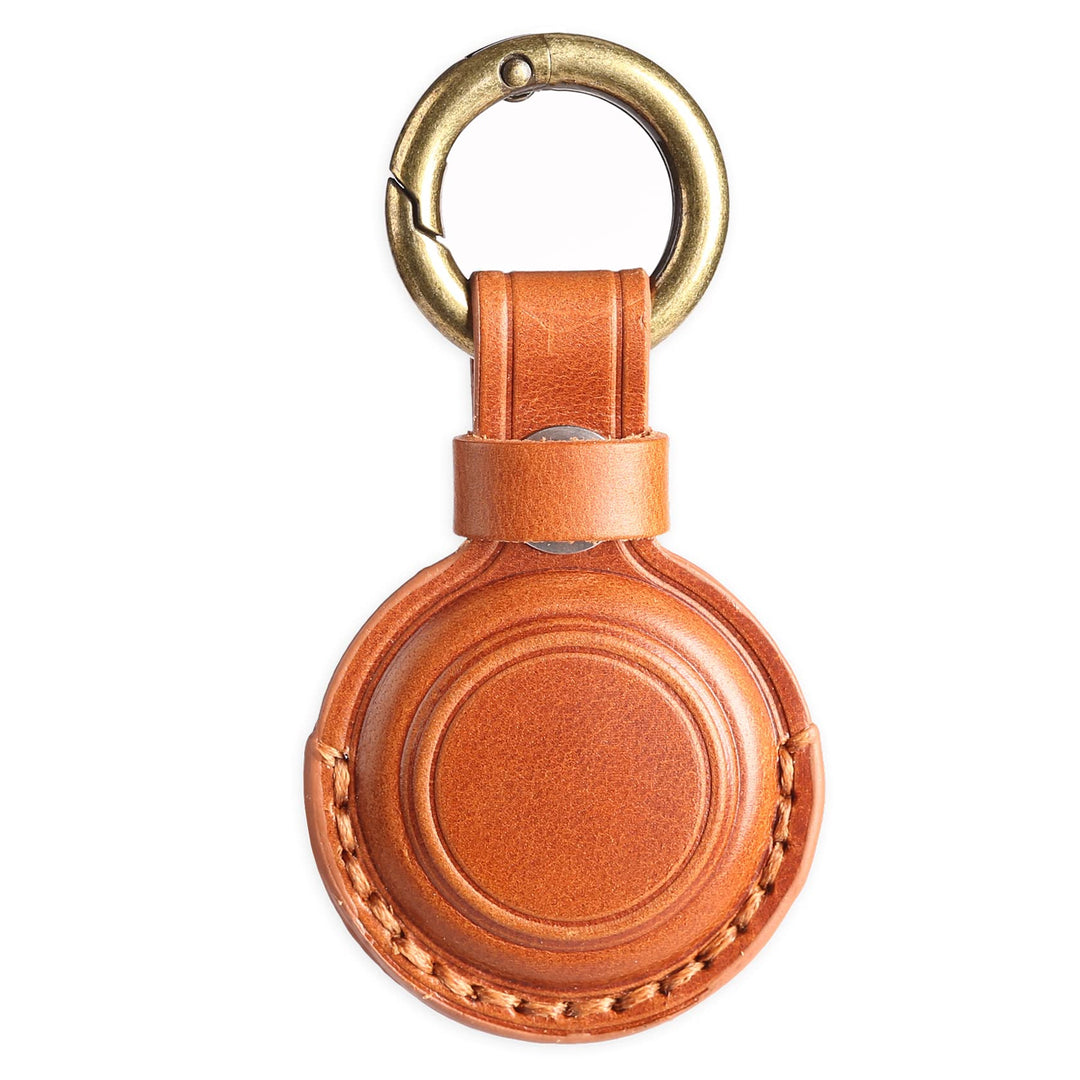 KEEPXYZ Genuine Leather Airtag Holder Suitable for Appl