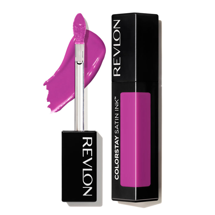 Revlon ColorStay Satin Ink Liquid Lipstick, Longwear Rich Lip Colors, Formulated with Black Currant Seed Oil, 011 Own It, 0.17 fl. oz.