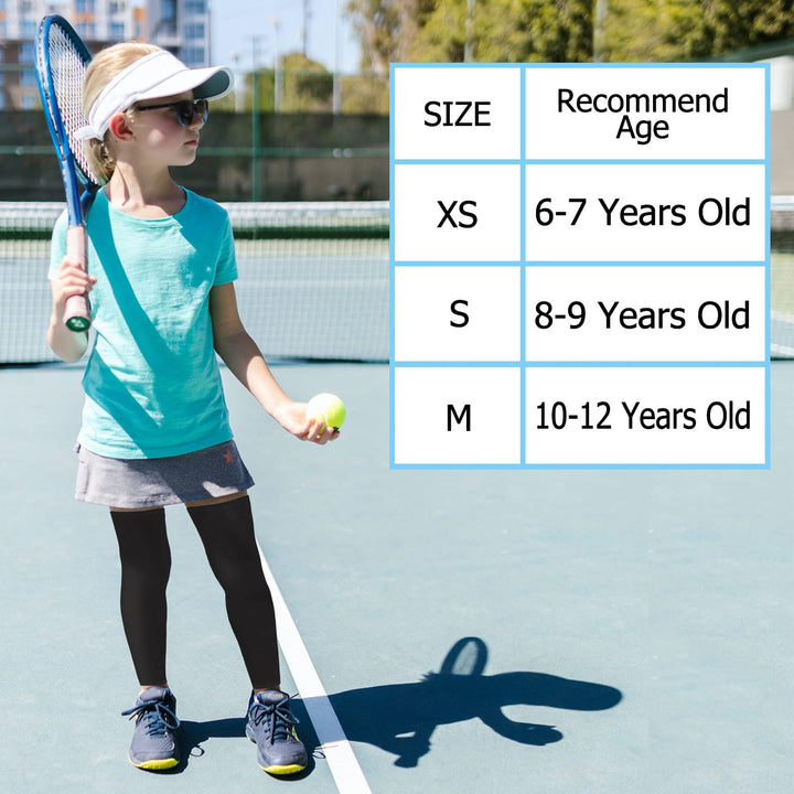 Long Compression Leg Sleeves for Kids - Luwint Comforta