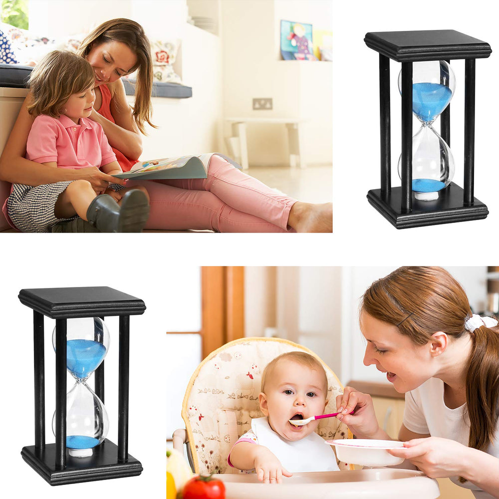 Hourglass Timer 30/60 Minutes Wood Sand Hourglass Clock