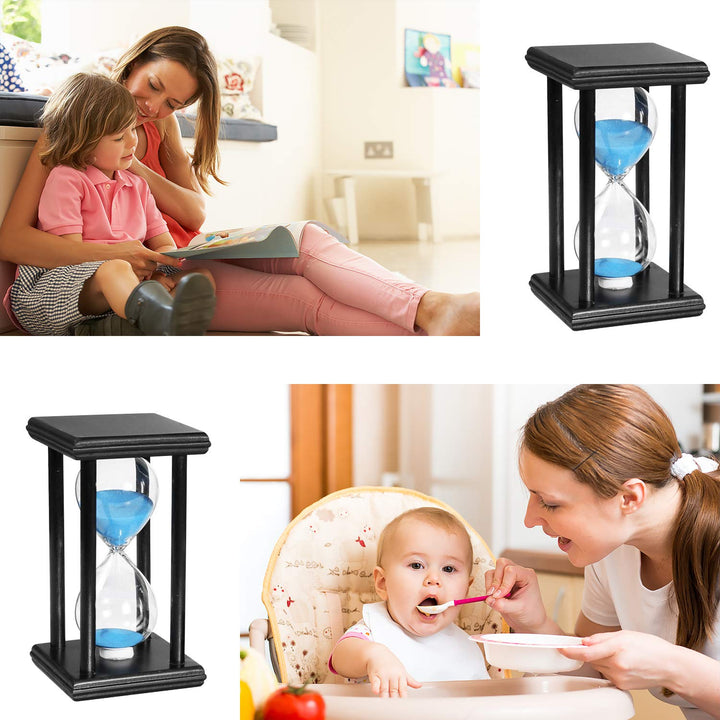 Hourglass Timer 30/60 Minutes Wood Sand Hourglass Clock