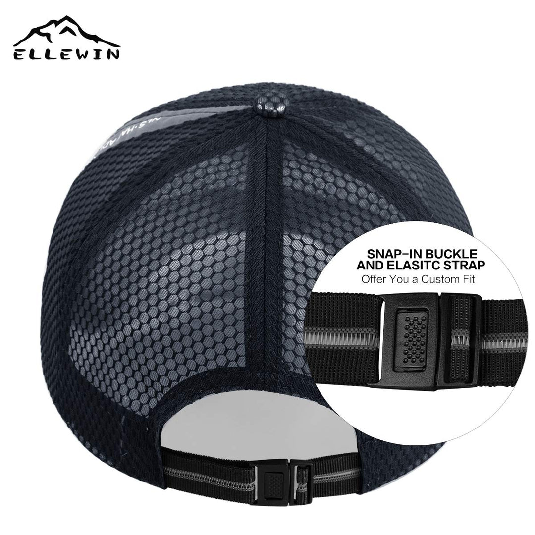 Unisex Breathable Full Mesh Baseball Cap Quick Dry Running hat Lightweight Cooling Water Sports Hat