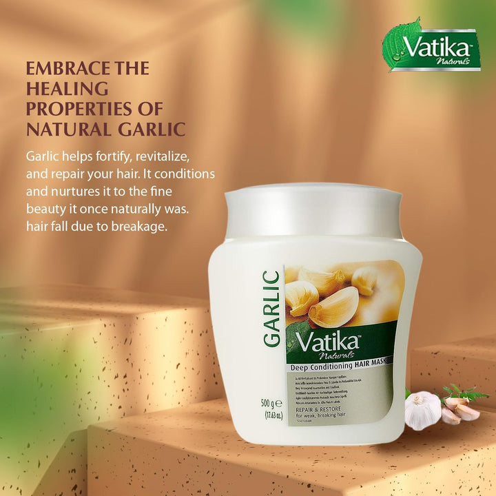 Dabur Garlic Hair Mask Conditioning Cream, 500 Gram
