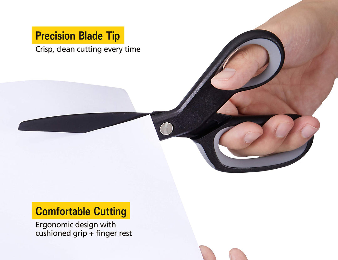 Stanley Scissors Piranha 8 Premium Scissor, Gray (SCI8TINS),1pk
