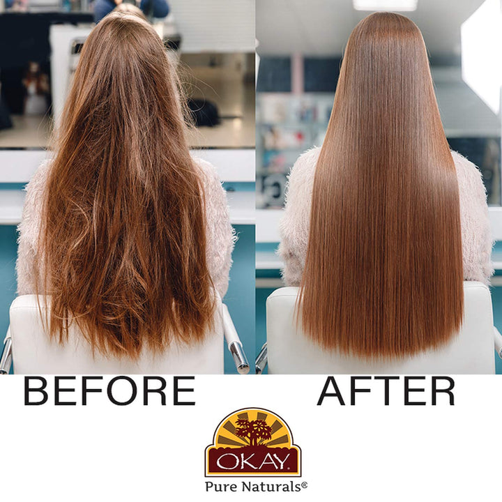 OKAY | Mango Anti-Breakage Shampoo | For All Hair Types &amp; Textures | Revitalize - Repair - Restore Moisture | With Aloe, Jojoba &amp; Coconut Oil | Free of Parabens, Silicones, Sulfates | 12 oz