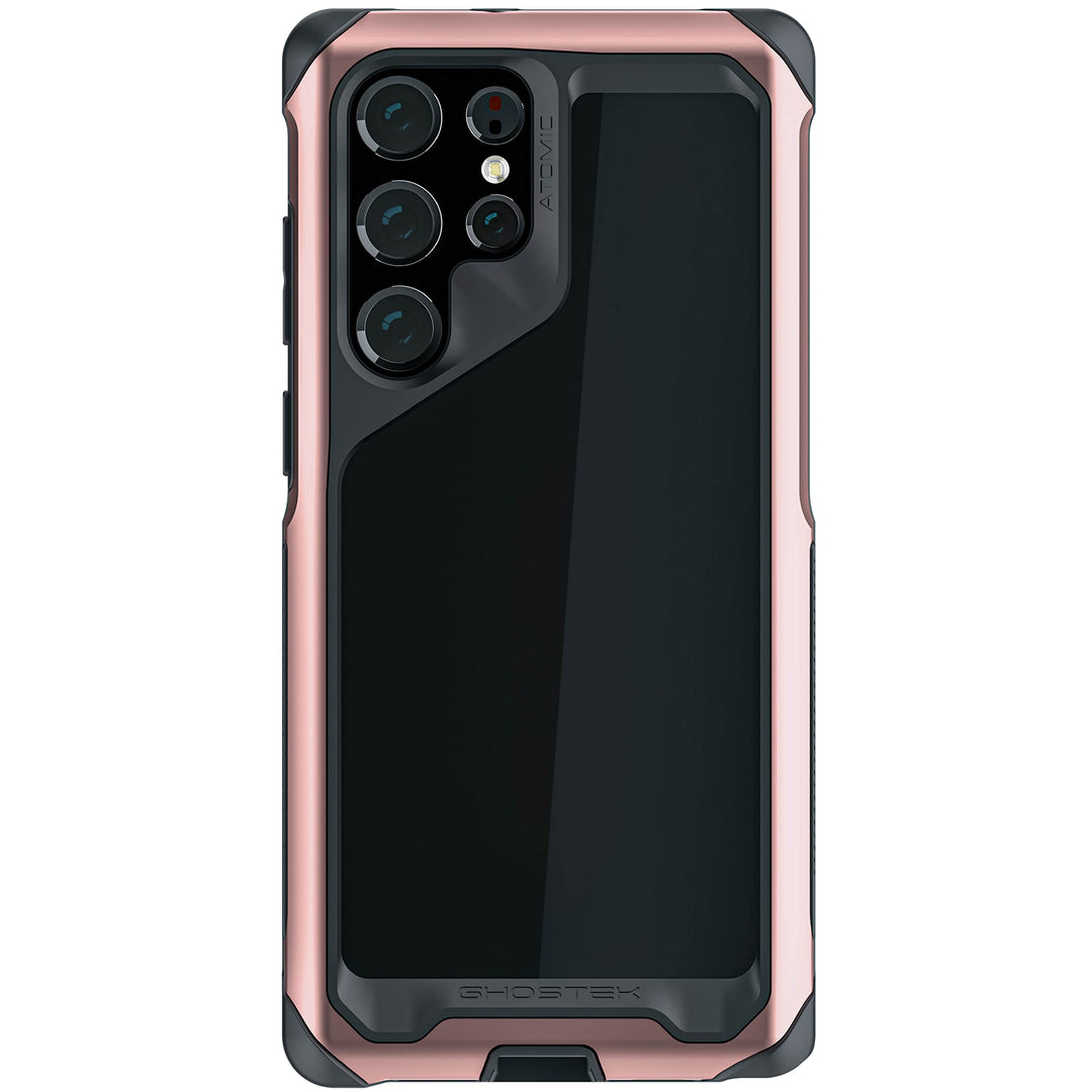 ATOMIC Slim Samsung Galaxy S22 Ultra 5G Case - Shockproof, S-Pen Access, Wireless Charging Compatible, Black