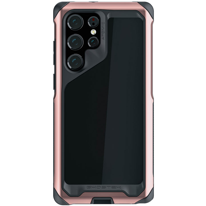 ATOMIC Slim Samsung Galaxy S22 Ultra 5G Case - Shockproof, S-Pen Access, Wireless Charging Compatible, Black