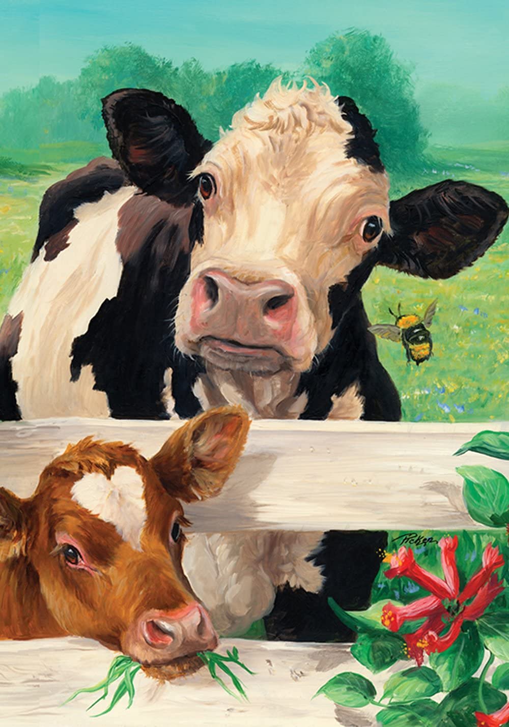 NAIMOER 5D Cows Diamond Art Kits for Adults,Diamond Art