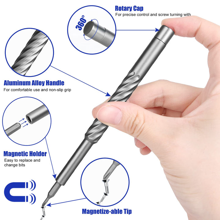 142 in 1 Precision Screwdriver Set Professional Magnetic Repair Tool Kit for Computer, Laptop, Xbox, Macbook, Game Console (H1128)