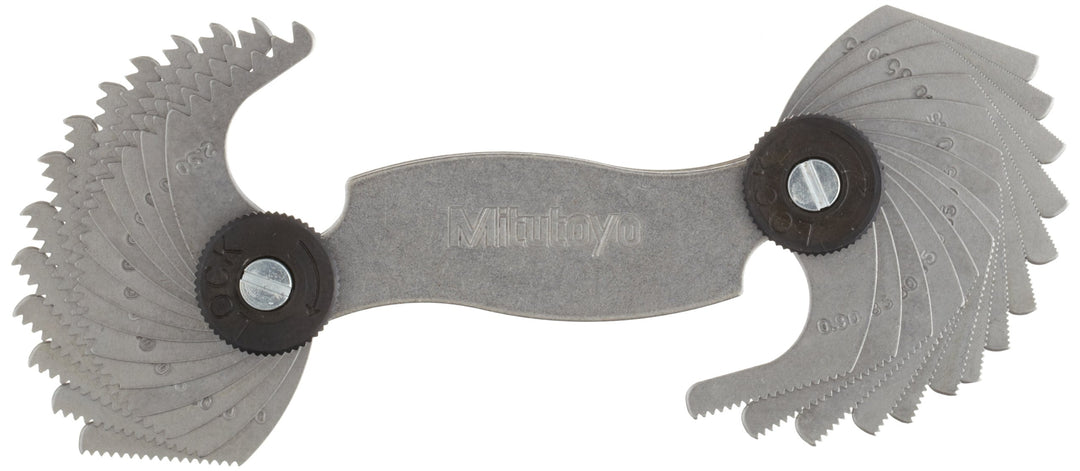 Mitutoyo 188-153, Screw Pitch Gage, 0.25mm to 2.5mm, 28