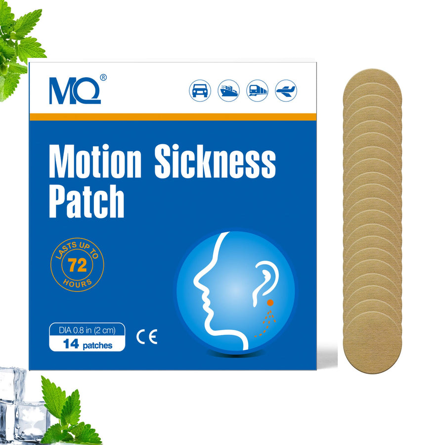 MQ 42ct Motion Sickness Patch for Car and Boat Rides, C