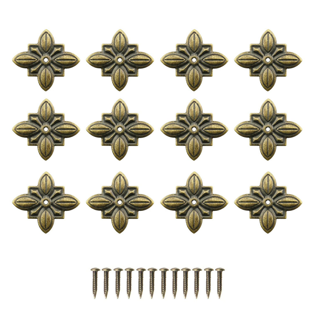 Upholstery Nail 20pcs Cross Shape Antique Bronze Furniture Upholstery Nail Tachas Jewelry Gift Case Box Door Sofa Decorative Tack Stud Pushpin