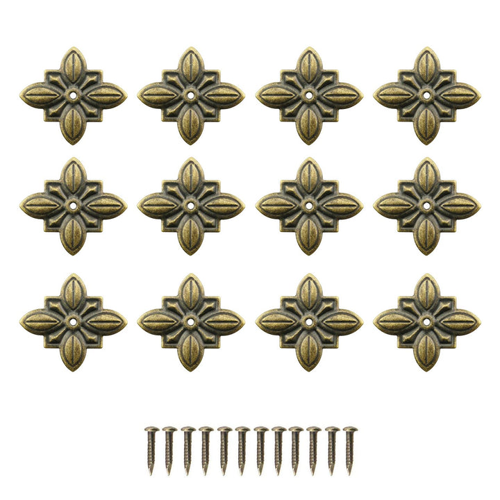Upholstery Nail 20pcs Cross Shape Antique Bronze Furniture Upholstery Nail Tachas Jewelry Gift Case Box Door Sofa Decorative Tack Stud Pushpin