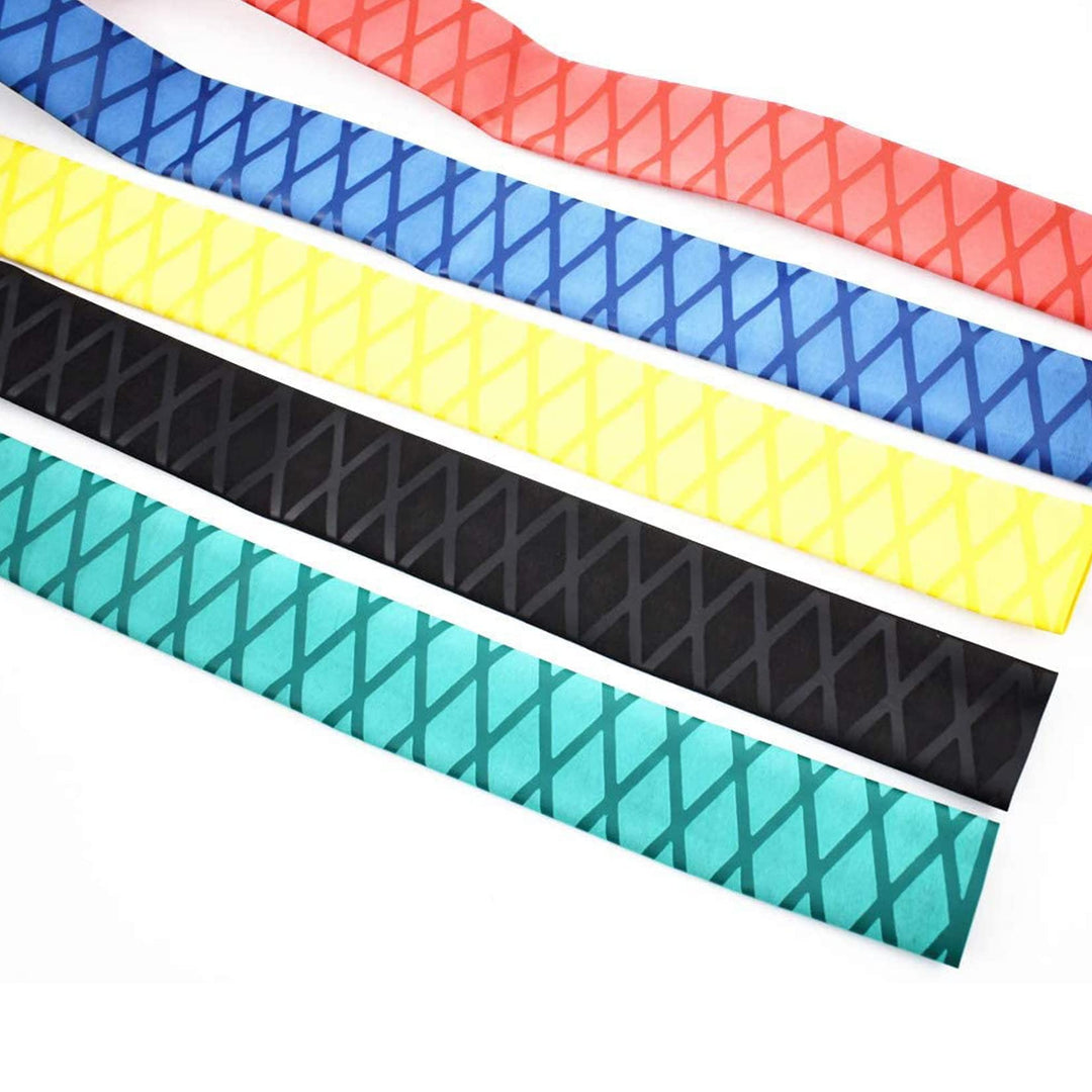 findmall X-Tube Heat Shrink Wrap Tubing 39&amp;64 Lengths for Rod Grips-5 Color 14 Sizes (Black, Diamter:30mm; Length:64)