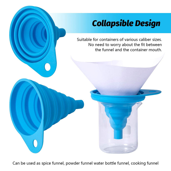 3D Printer Resin Filter Disposable – with Cone Silicone Resin Funnel(Large), Paint Strainer or Resin Strainer kit for uncured Resin Recycling (101)