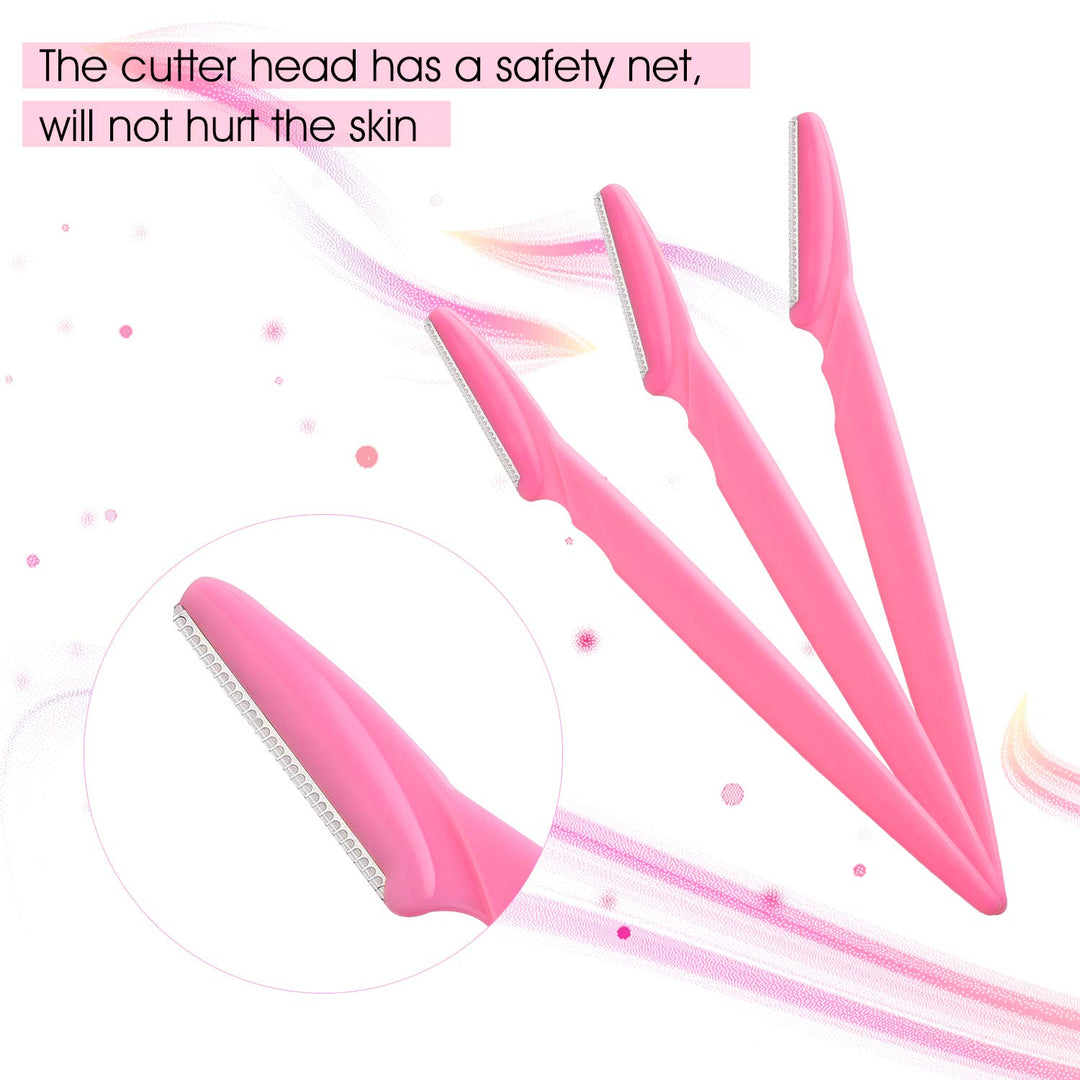 Fepito 20Pcs Eyebrow Razor Shaper Shavers Trimmers For Women And Men Face Hair Removers Multipurpose Exfoliating Face Razor