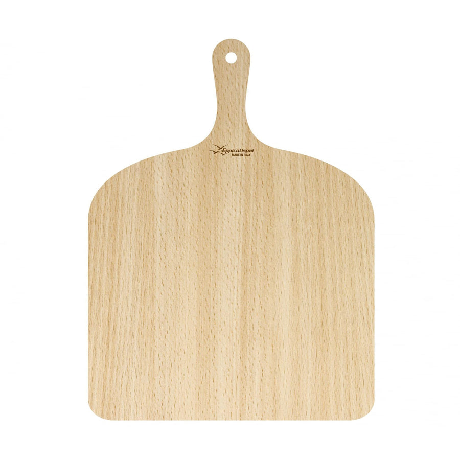 Birchwood Pizza Peel, 16 by 12-Inch,Silver/Brown