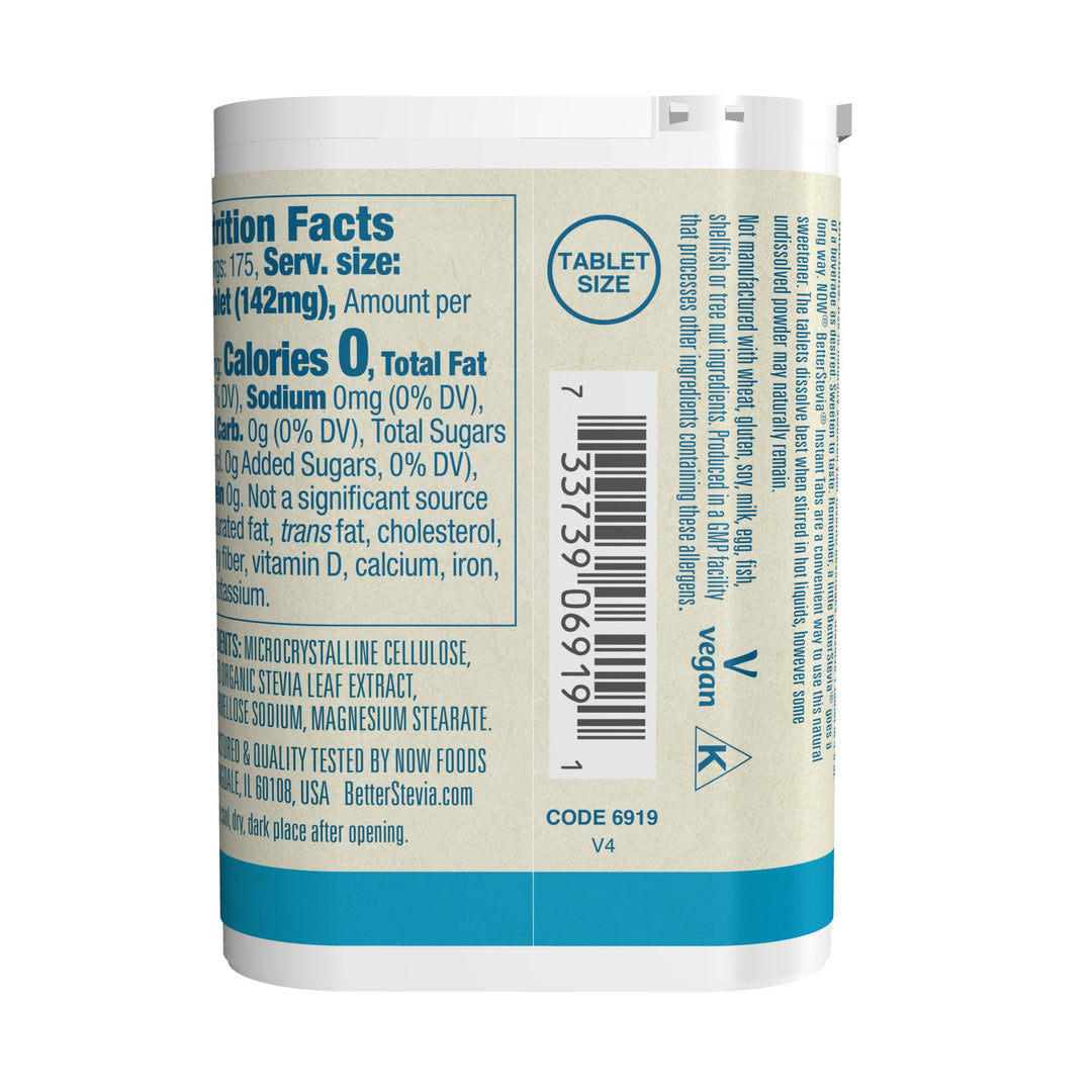 Now Foods BetterStevia Instant Tabs, 175 Tabs
