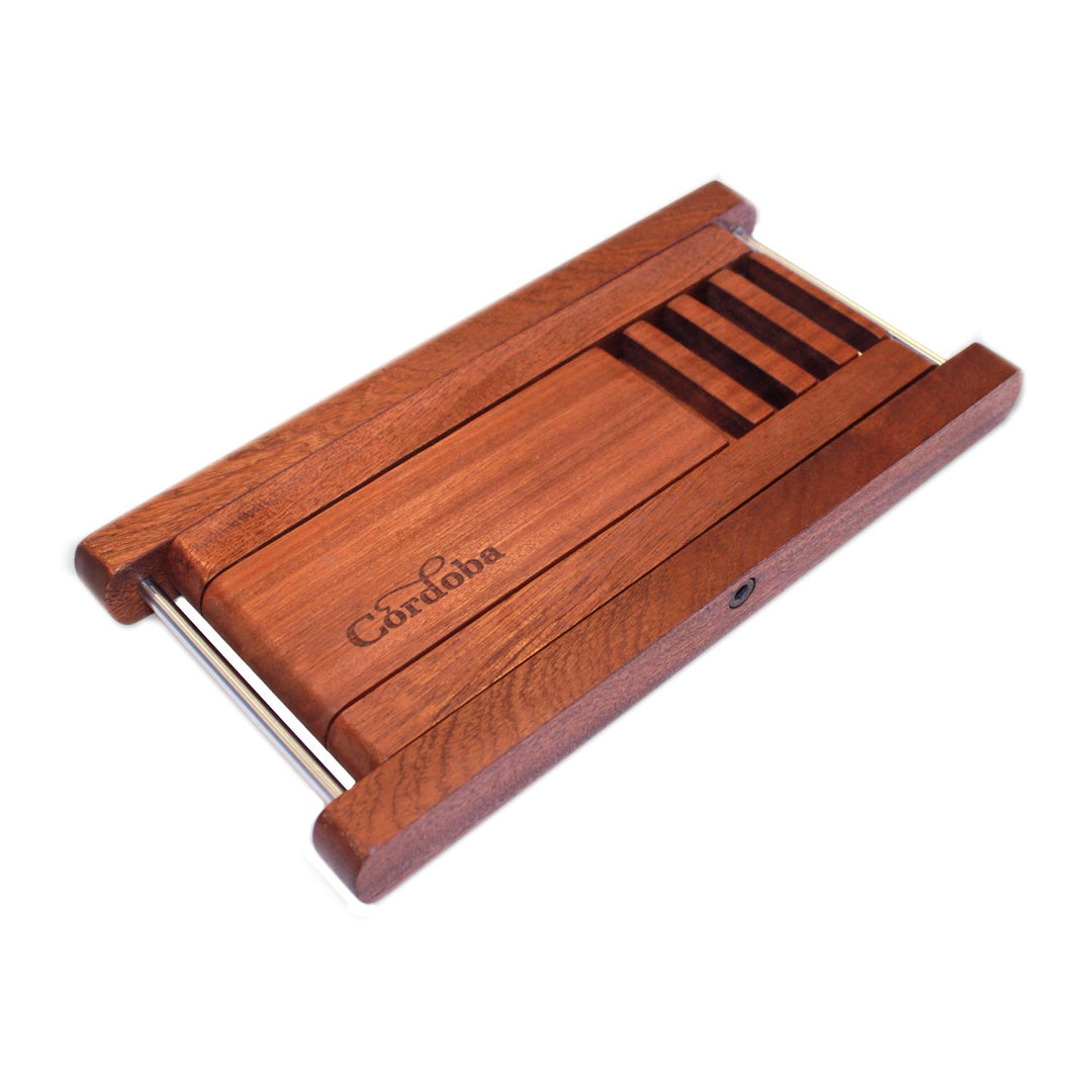 Folding Wood Folding Footstool (Rosewood) Guitar Stool