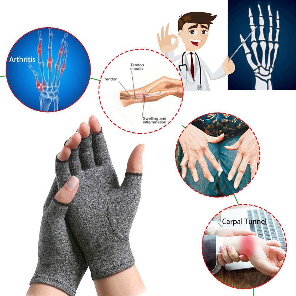 Arthritis Gloves, New Material, Compression for Arthrit