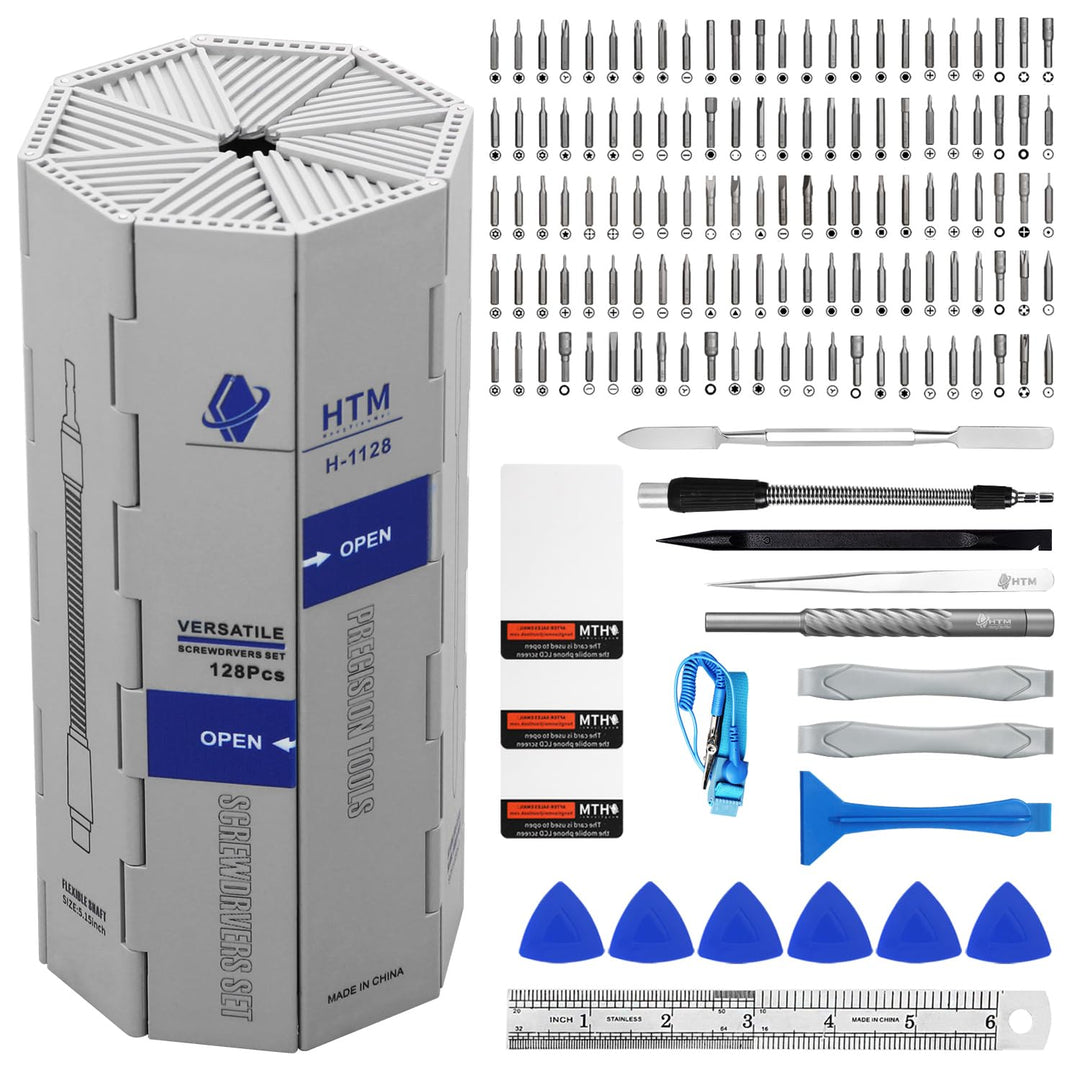 142 in 1 Precision Screwdriver Set Professional Magnetic Repair Tool Kit for Computer, Laptop, Xbox, Macbook, Game Console (H1128)