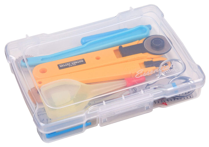 6946AB Photo &amp; Craft Organizer 4 x 6 Box, [1] Plastic Storage Case, Clear