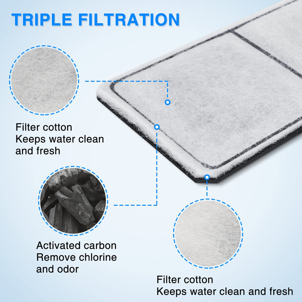 6 Pack Filter Cartridge for Top Fin EF-S Element and BF5 BETTAFLO