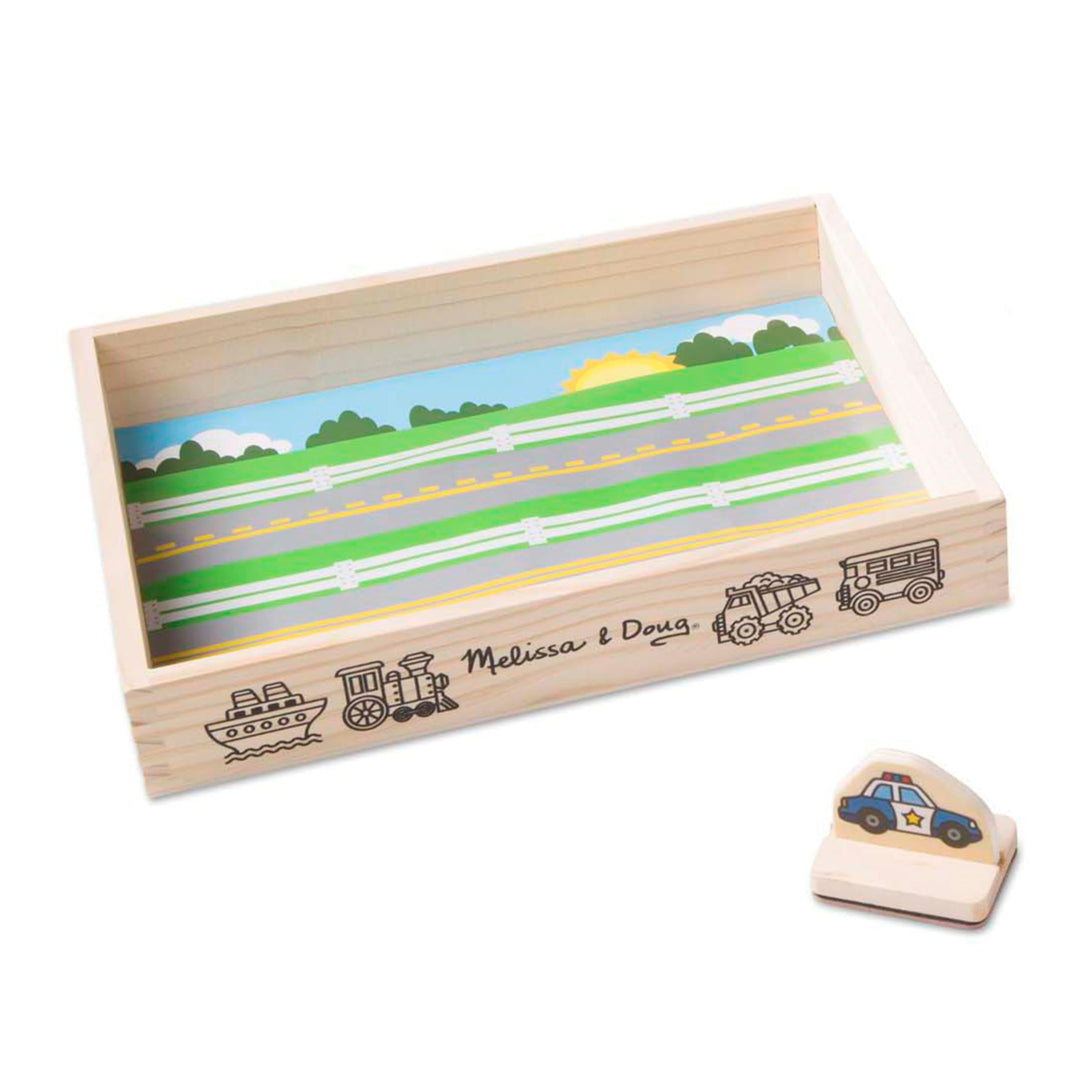 Melissa &amp; Doug My First Wooden Stamp Set - Vehi