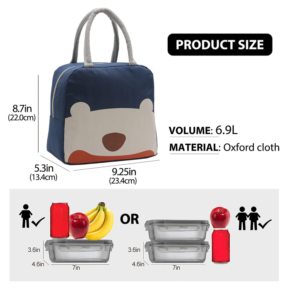 Mziart Cute Lunch Bags for Women, Fashion Lunch Box Con