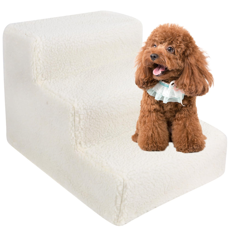 Doggy Steps - Non-Slip 3 Steps Pet Stairs,Holds Up to 50 lbs