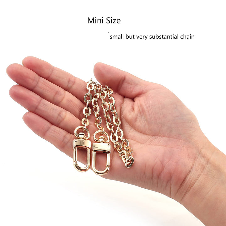 Xiazw Mini Copper Purse Chain Shoulder Crossbody Strap 
