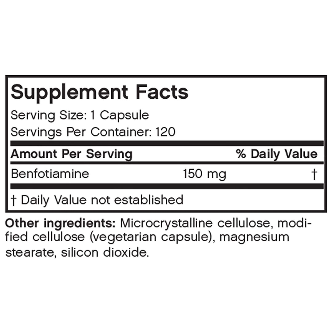 Futurebiotics Benfotiamine 150 mg 120 Vegetarian Capsules