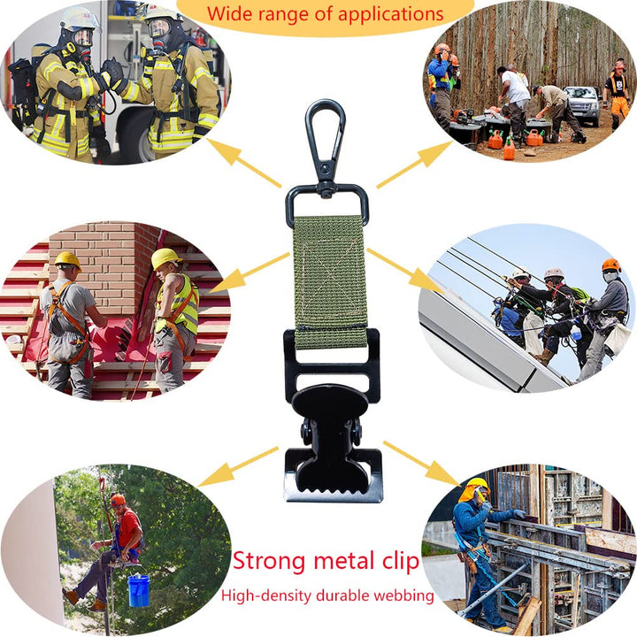 Glove Clip for Work Glove Holder Clip Grabber Rescue Firefighter Turnout Gear Glove Strap with Alligator Clip Utility Clip 4 Pieces