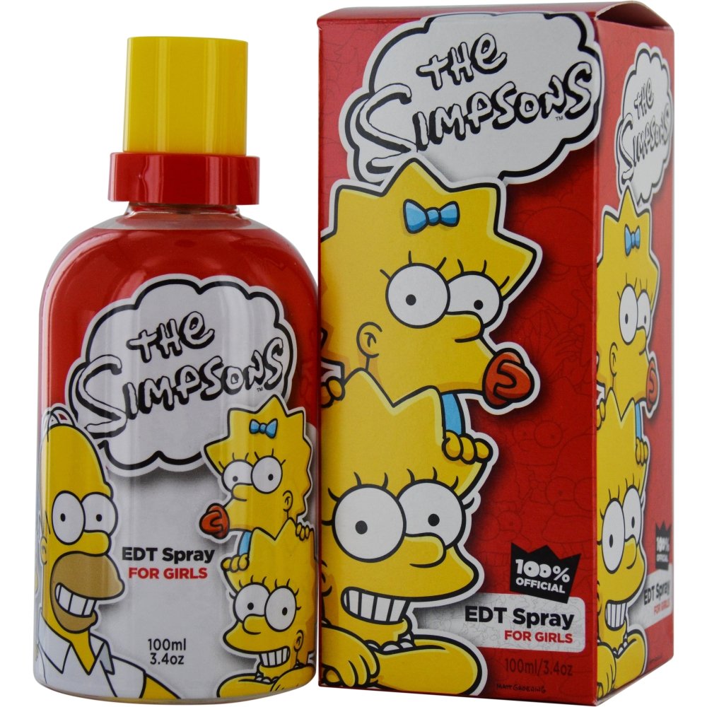Twentieth Century Fox Eau De Toilette Spray For Girls And Kids, The Simpsons, 3.4 Ounce