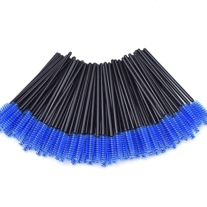 50 Pcs Disposable Mini Eyelash Eye Lash Makeup Brush Ma