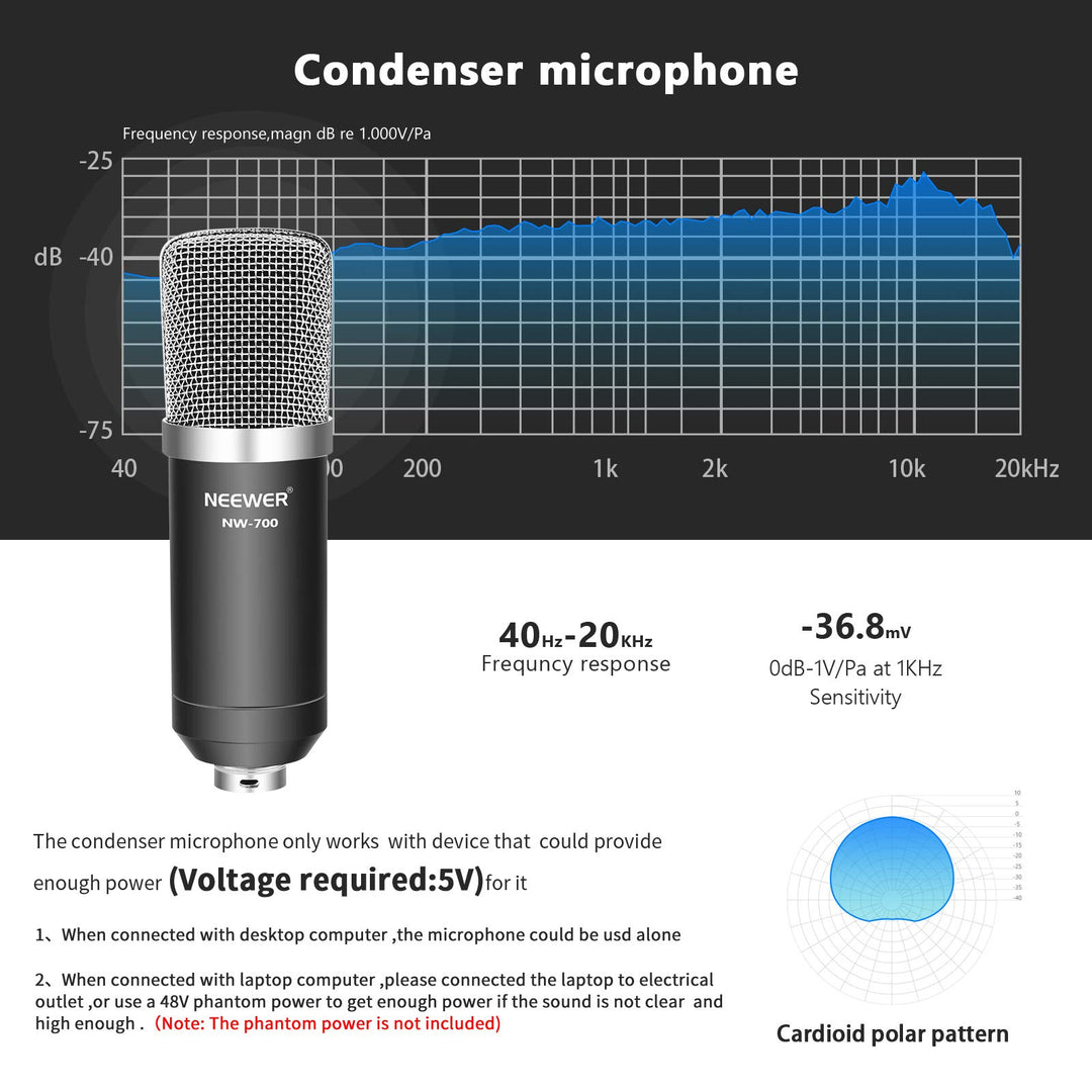 Neewer NW-700 Professional Studio Broadcasting Recordin