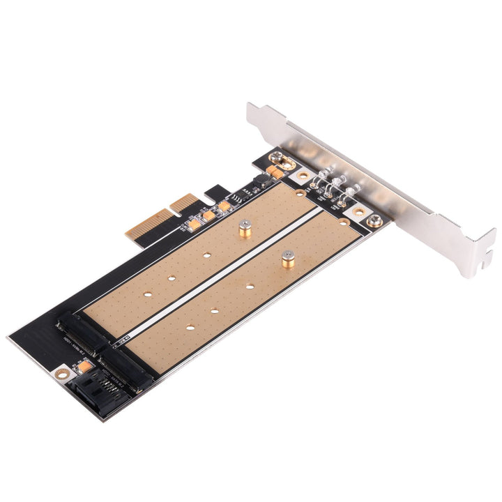 M.2 PCIE Adapter for SATA or PCIE NVMe SSD with Advanced Thermal Solution (ECM22)