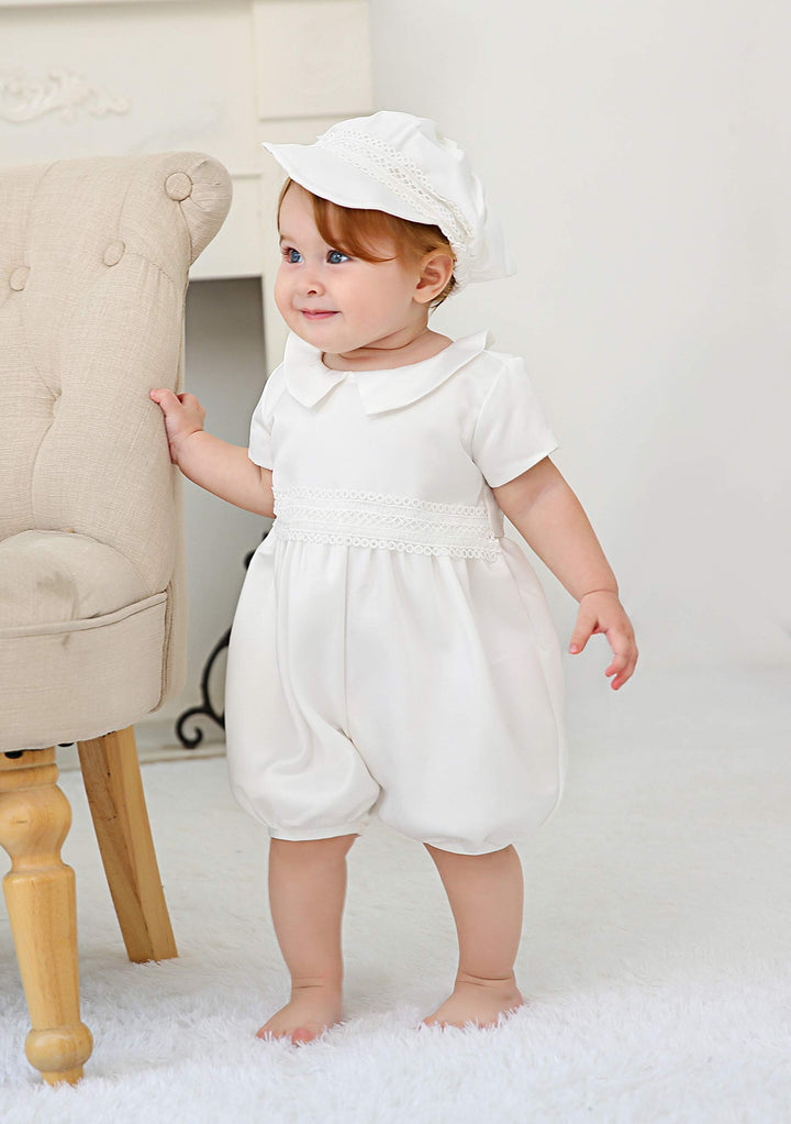 Glamulice Infant Baby Boy Christening Baptism Outfit Wh