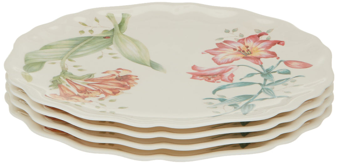 Lenox Butterfly Meadow Melamine 4Pc Accent Plate, 1.90 
