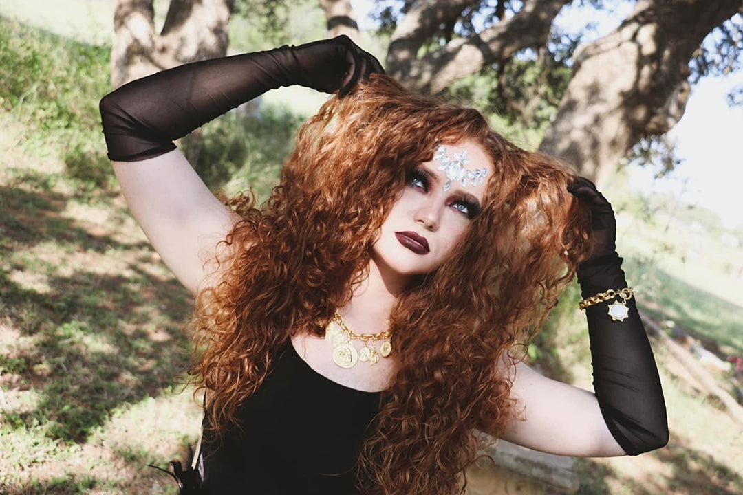 Luwint Long Tulle Mesh Gloves, Women Elbow Length Sexy 