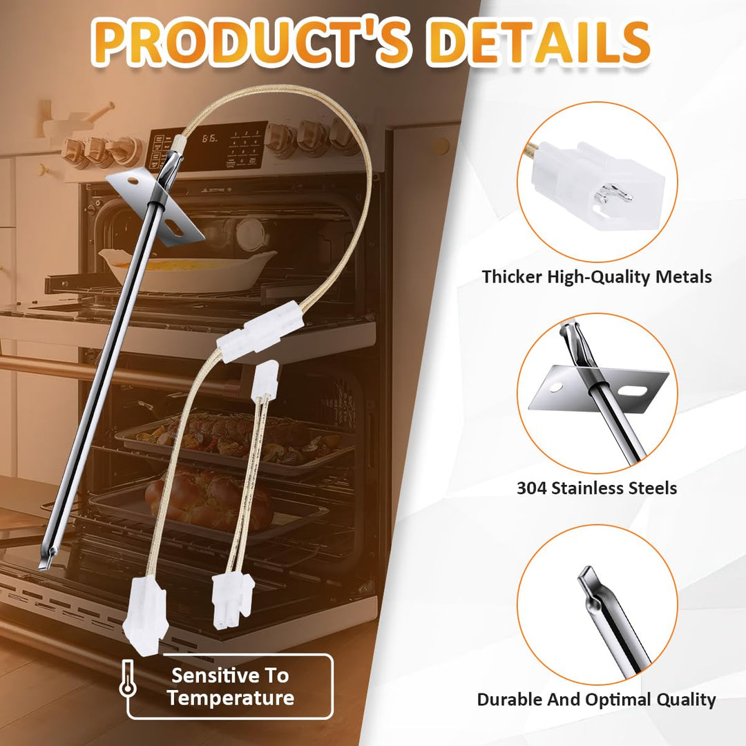 12001656 for GE WB21X5301 Oven Sensor Temperature Senso